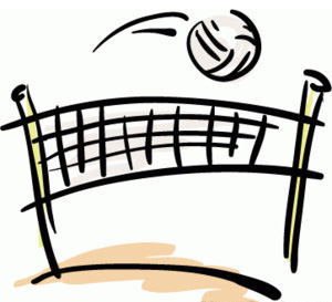 Image result for volleyball net and ball clipart png
