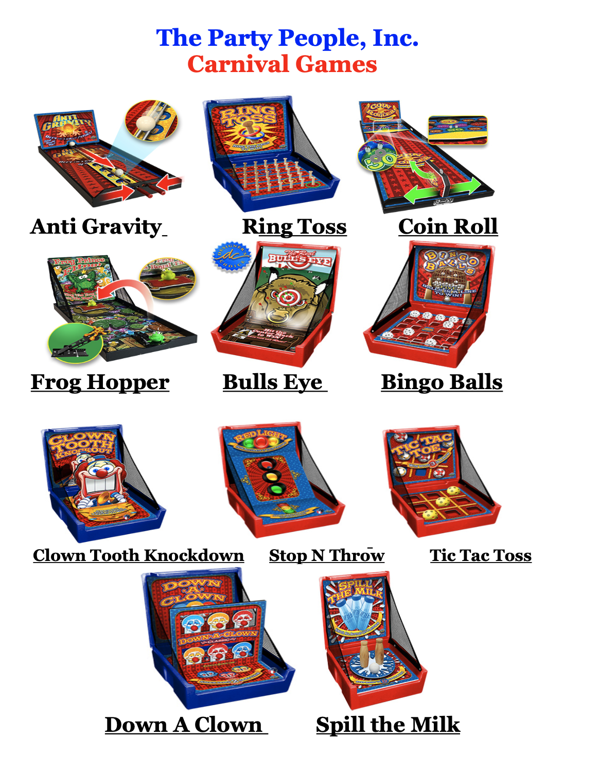 Carnival Games | Party People Inc, image size:1162x1500