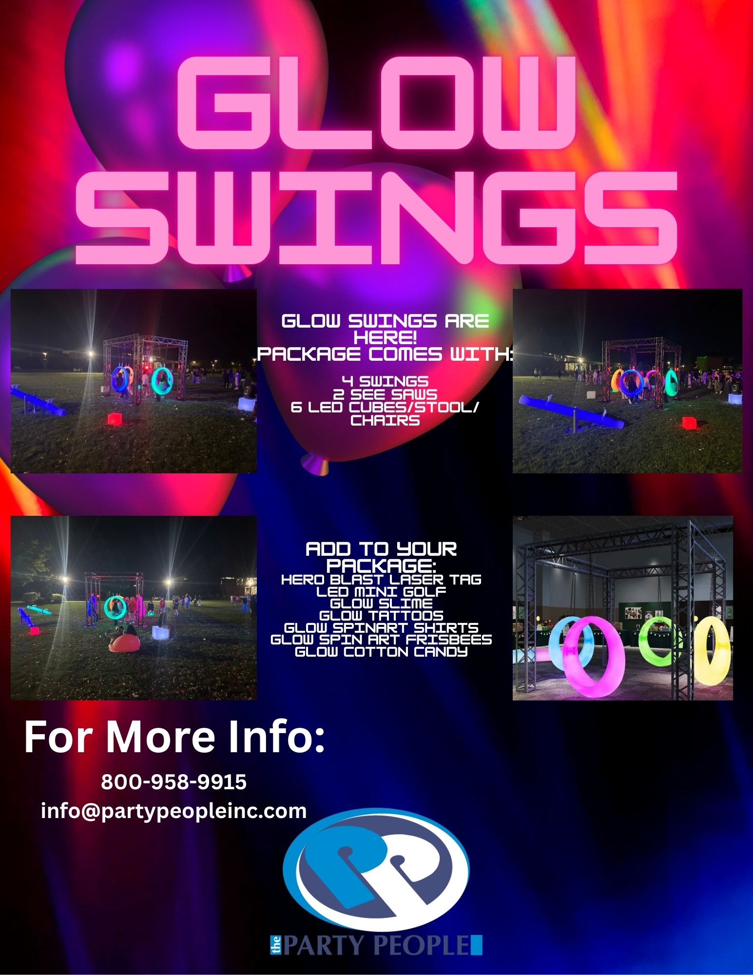 Glow Swings Flyer