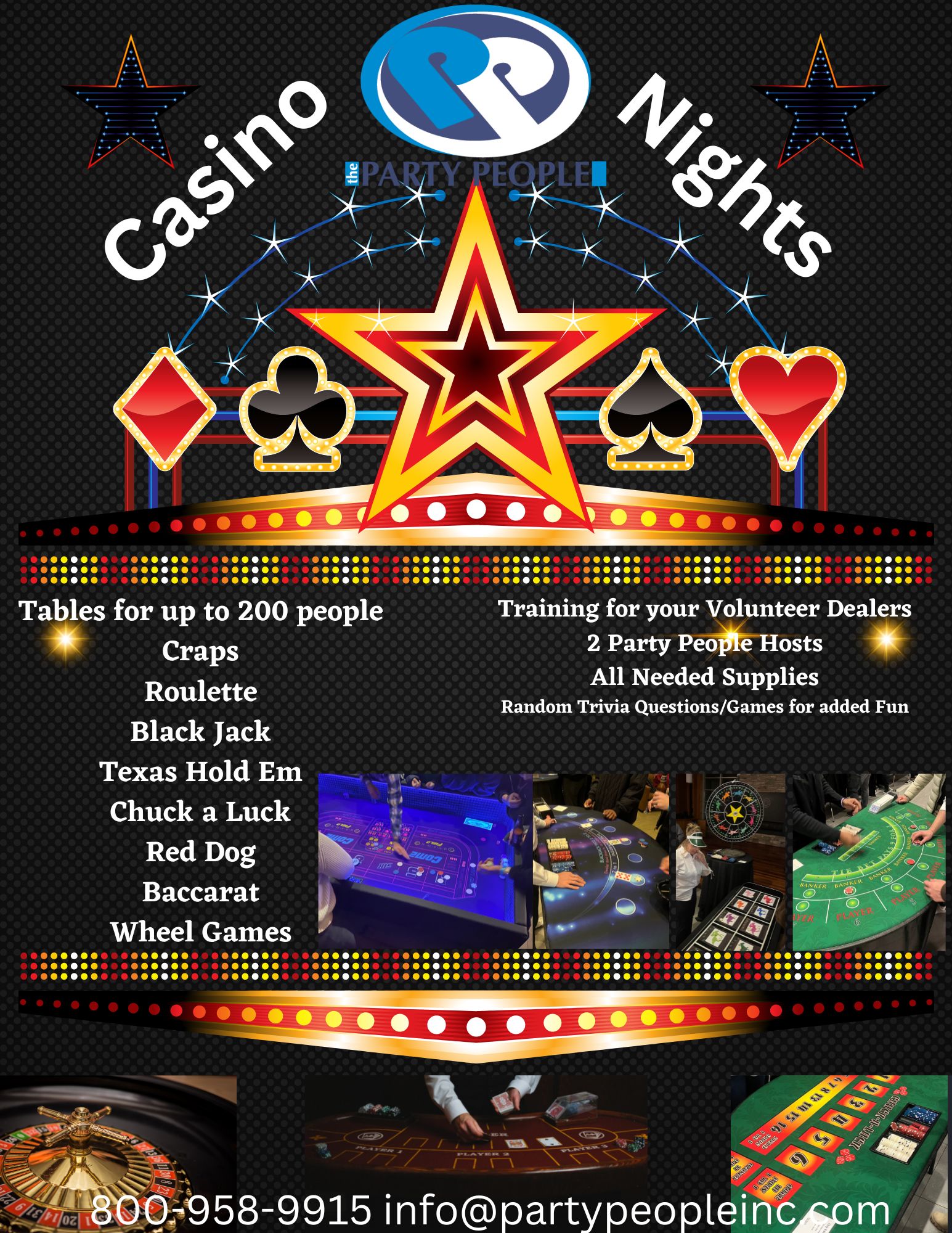 Casino Night flyer