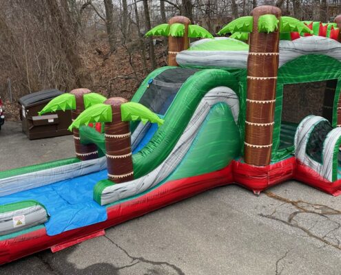 Tropical Combo Bounce House